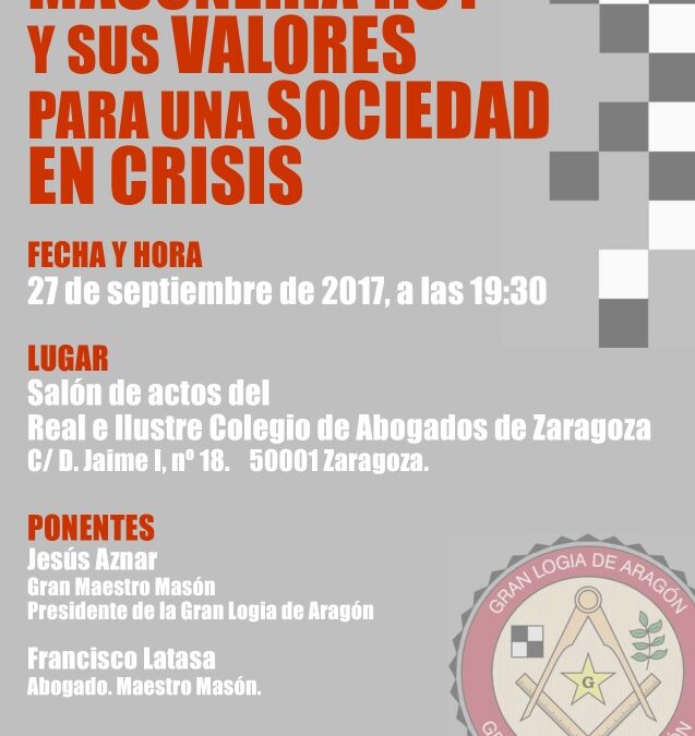 Conferencia en el Colegio de Abogados de Zaragoza
